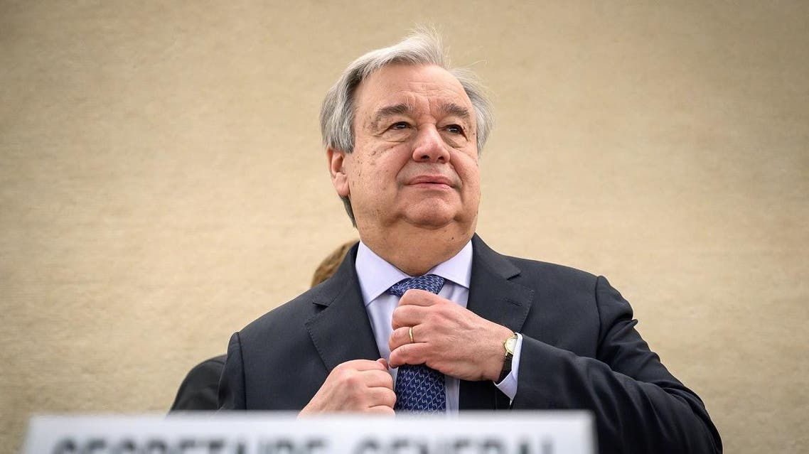 UN Secretary-General Antonio Guterres. (AFP)