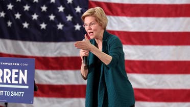 Democratic 2020 US presidential candidate and US Senator Elizabeth Warren speaks to supporters in Memphis. (Reuters)