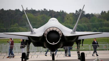 A Lockheed Martin F-35 aircraft is seen at the ILA Air Show in Berlin, Germany, April 25, 2018. (Reuters)