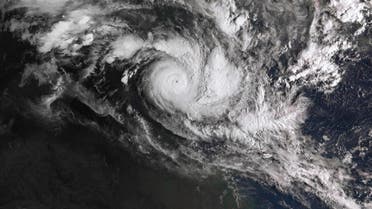 In a satellite image acquired from the Australian Bureau of Meteorology, Cyclone Trevor moves over the Northern Territory. (AP)
