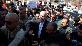 Protesters block Iraq president’s pathway over ferry sinking