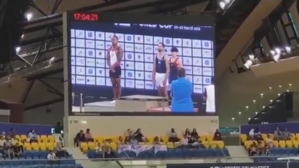شاهد .. كيف علا نشيد إسرائيل في قلب الدوحة؟