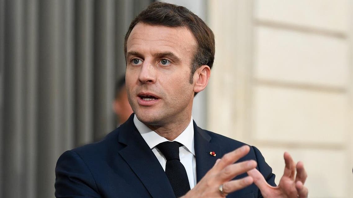 French President Macron. (AFP)