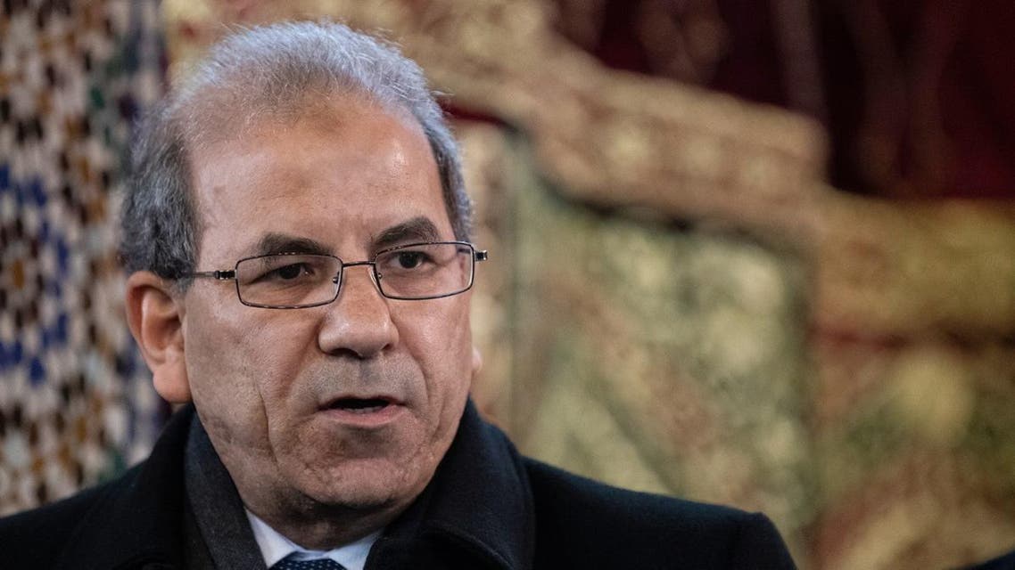 President of the French Council of the Muslim Faith (Conseil Francais du Culte Musulman, CFCM) Mohamed Moussaoui speaks during a gather, at the Grande Mosquee de Paris (Great Mosque of Paris) in Paris on March 22, 2019, during a ceremony for the victims of the twin mosques massacres at Hagley Park in Christchurch. KENZO TRIBOUILLARD / AFP