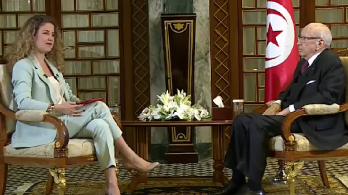 Al Arabiya interview with Essebsi (Supplied)