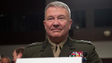 Marine Corps Lt. Gen. Kenneth F. McKenzie Jr., nominee to be general and commander of the US Central Command, testifies during a Senate Armed Service Committee confirmation hearing on Capitol Hill in Washington, DC, December 4, 2018. (AFP)