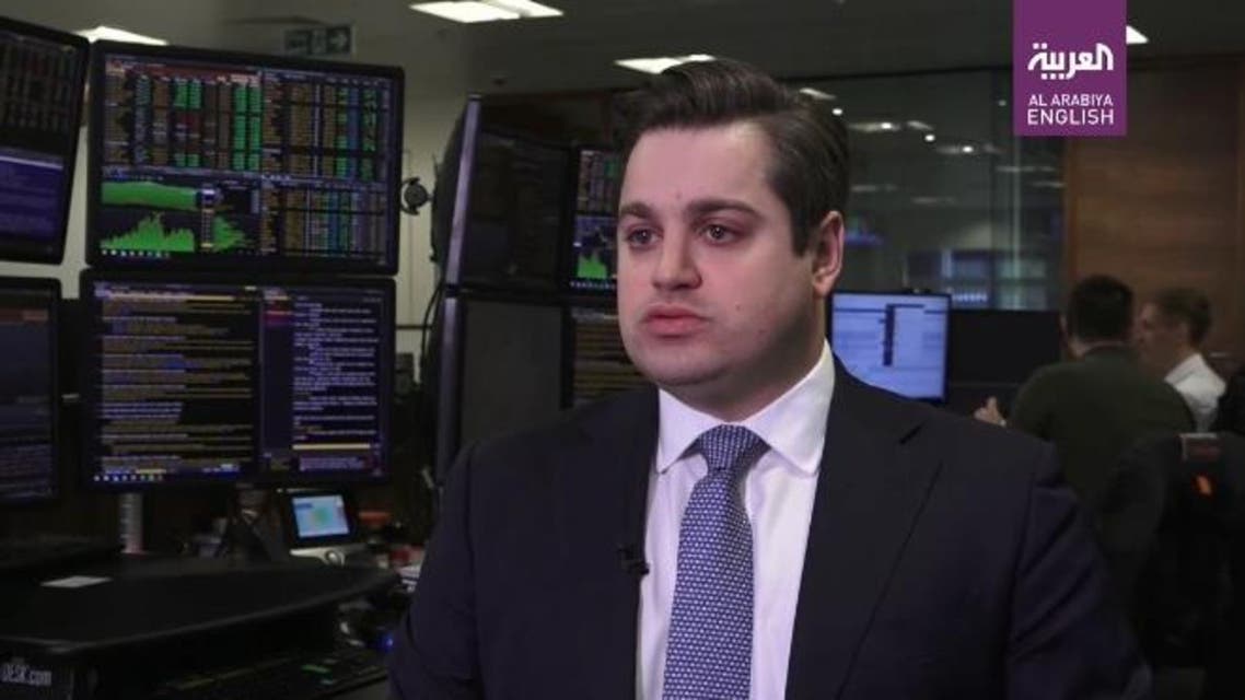 Ranko Berich, Chief Market Strategist at Monex Europe tells Al Arabiya in an interview. (Screengrab)