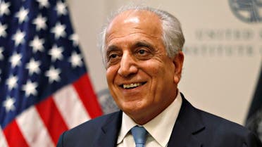 Special Representative for Afghanistan Reconciliation Zalmay Khalilzad pictured at the US Institute of Peace in Washington. (File photo: AP)
