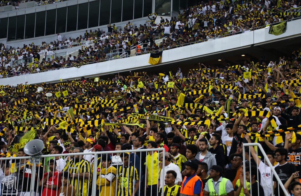 جماهير الاتحاد في مباراة الفيحاء