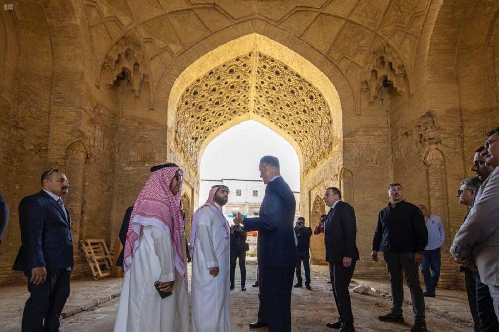 Prince Badr bin Abdullah bin Farhan, Saudi Minister of Culture, accompanied by Iraqi Minister of Culture and Tourism Dr. Abdul Amir Al-Hamdani visited historic and cultural landmarks in Baghdad on Thursday.