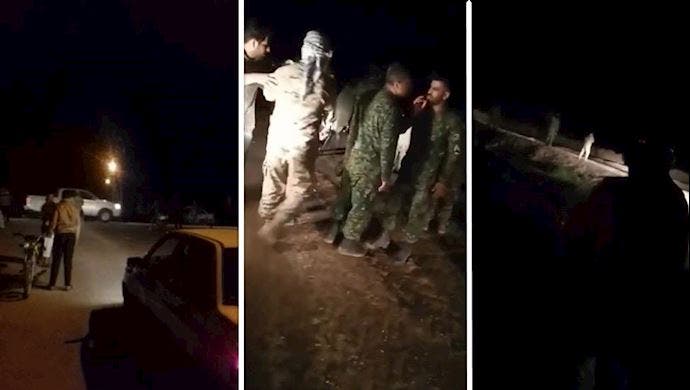 هجوم الحرس الثوري الايراني على قرية الجليزي الأهوازية