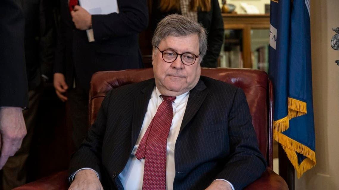 Bill Barr meets with Sen. John Kennedy, R-La., a member of the Senate Judiciary Committee, in Kennedy's office on Capitol Hill AP