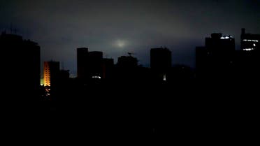 Caracas Venezuela blackout - AP