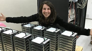 US computer scientist Katie Bouman who developed a computer algorithm that allowed researchers to take the world’s first image of a black hole (Twitter)