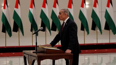Mohammad Shtayyeh is sworn in as a Palestinian Prime Minister. (Reuters)