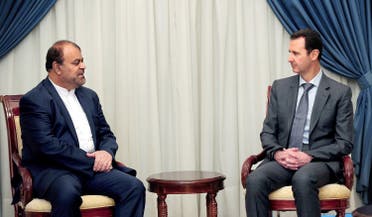 Ghasemi assumed the responsibility of developing Syria-Iran relations and met with Syrian President Bashar al-Assad several times. (AFP)