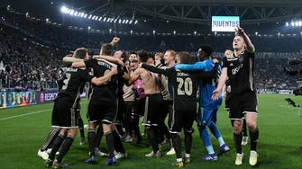 Juventus plunges after Champions League blow, Ajax leaps