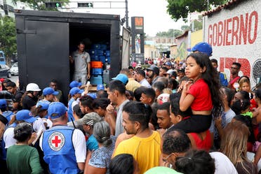 The first shipment of humanitarian aid from the Red Cross intended to alleviate a dire economic crisis in Venezuela arrived. (Reuters)