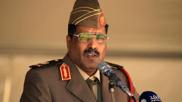 Brigadier Ahmed al-Mesmari, spokesman of the Libyan armed forces loyal to General Khalifa Haftar. (AFP)