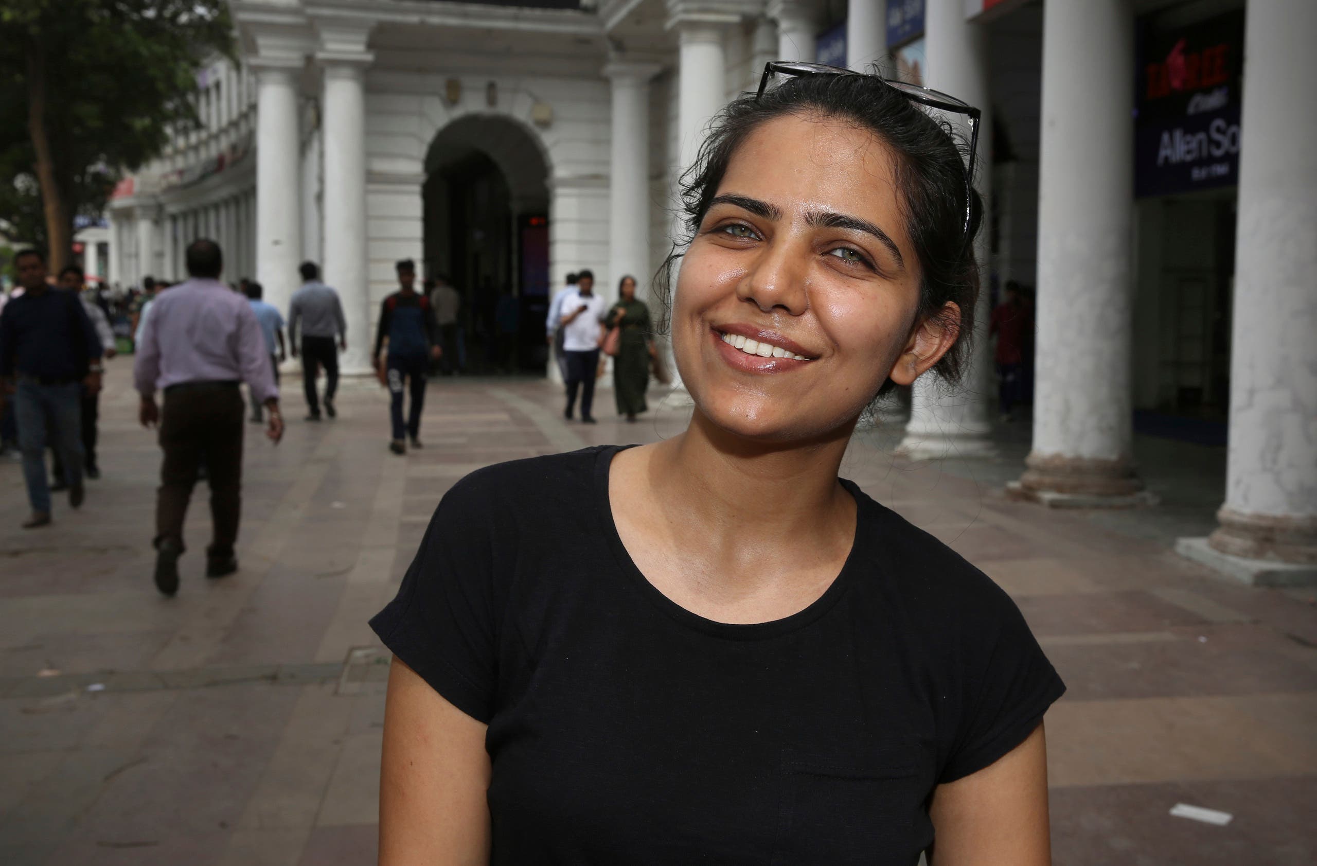 Monika Dalal, 20, a psychology student talks to associated Press in New Delhi, India. (AP)