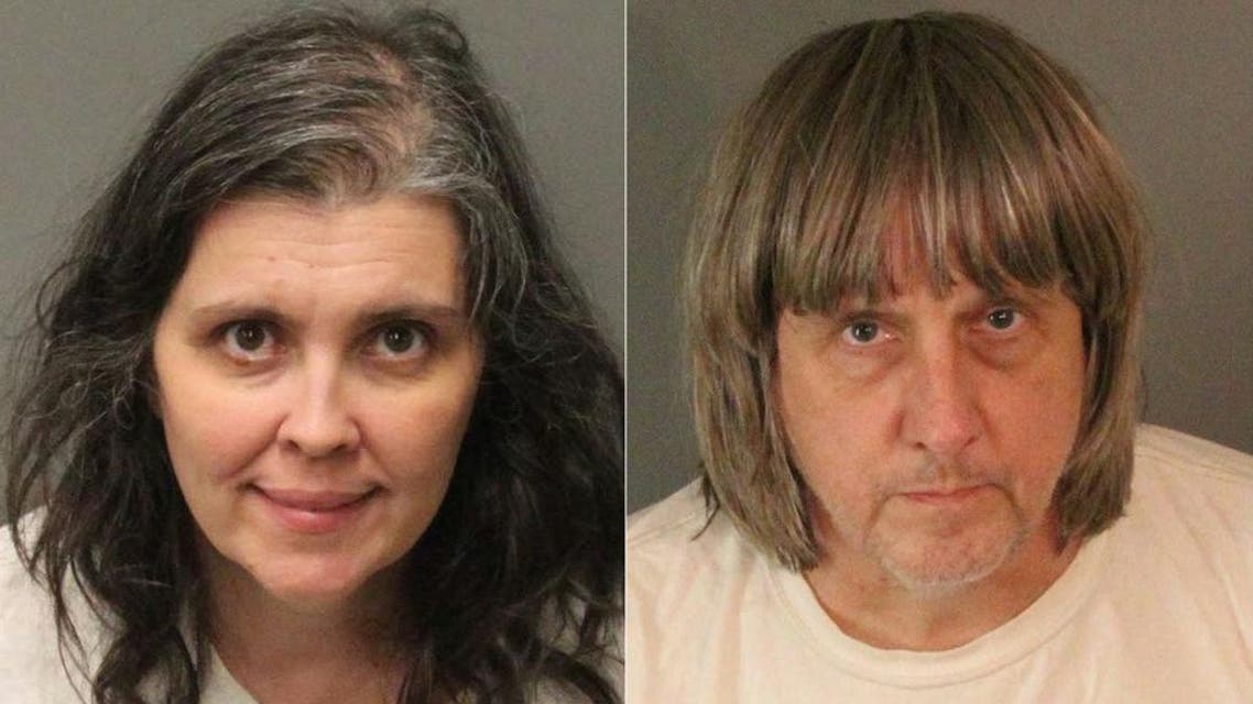 David Allen Turpin, 57, and his wife Louise Anna Turpin, 50, had pleaded guilty to 14 felony counts. (AFP)