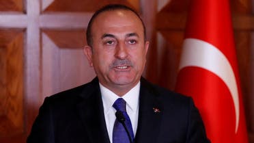 Turkish Foreign Minister Mevlut Cavusoglu attends a news conference in Ankara. (File photo: Reuters)