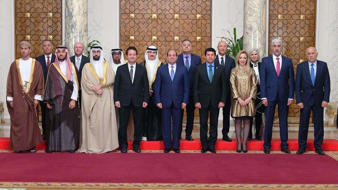 السيسي ووزراء الشباب العرب