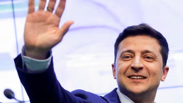 TV star Volodymyr Zelenskiy is projected to win the country’s presidential runoff vote in a landslide. (File photo: AP)