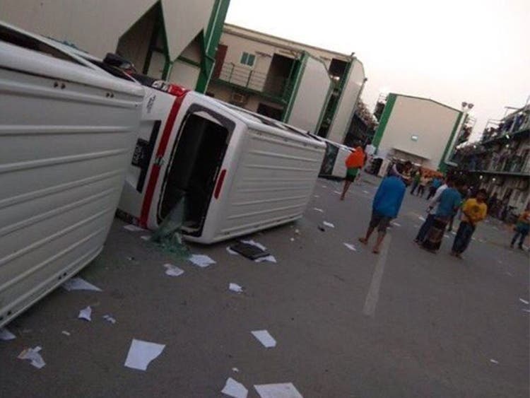 صور انتشرت لاحتجاجات العمال ضد الظروف اللاانسانية