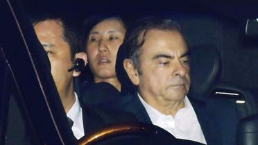 Former Nissan Motor Chairman Carlos Ghosn leaves the Tokyo Detention House in Tokyo, Japan in this photo taken by Kyodo April 25, 2019. (Reuters)