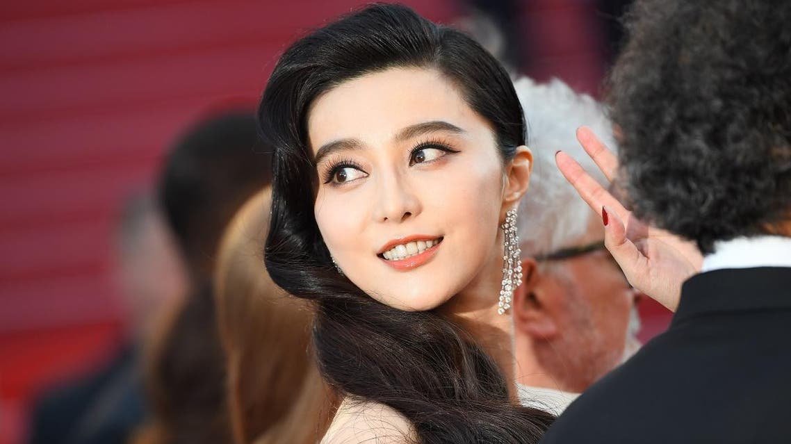 Chinese actress and member of the Feature Film jury Fan Bingbing poses as she arrives on May 28, 2017 for the closing ceremony of the 70th edition of the Cannes Film Festival. (AFP)