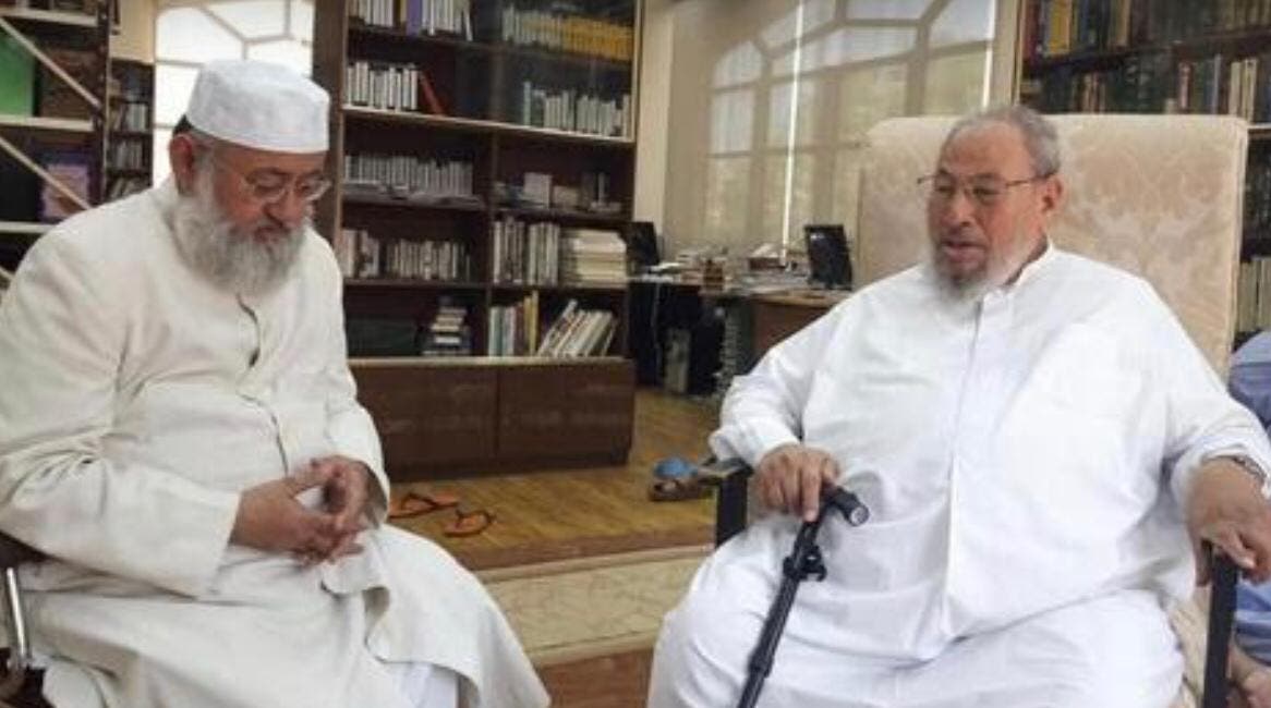 سليمان الندوي بمكتب القرضاوي في الدوحة