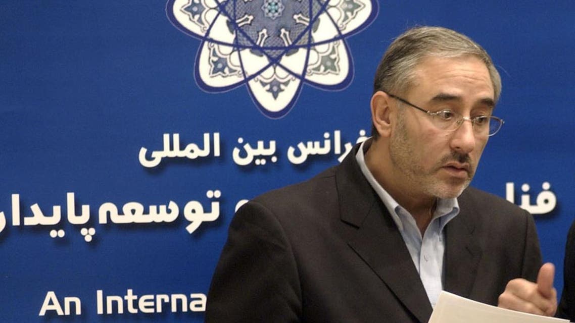 Head of Iran's Supreme National Security Council's (SNSC) Foreign Policy Commission Hossein Mousavian, right, and Ministry of Foreign Affairs member Amir Hossein Zamaninia - AP