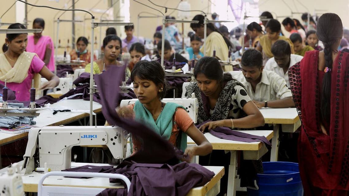 Indian garment femal workers. (AFP)