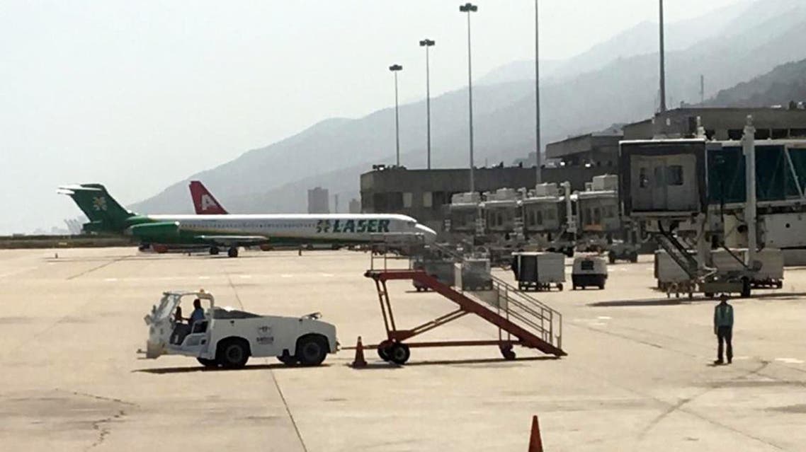 View of the Simon Bolivar international airport in Maiquetia, Venezuela, on March 10, 2019. Juan BARRETO / AFP