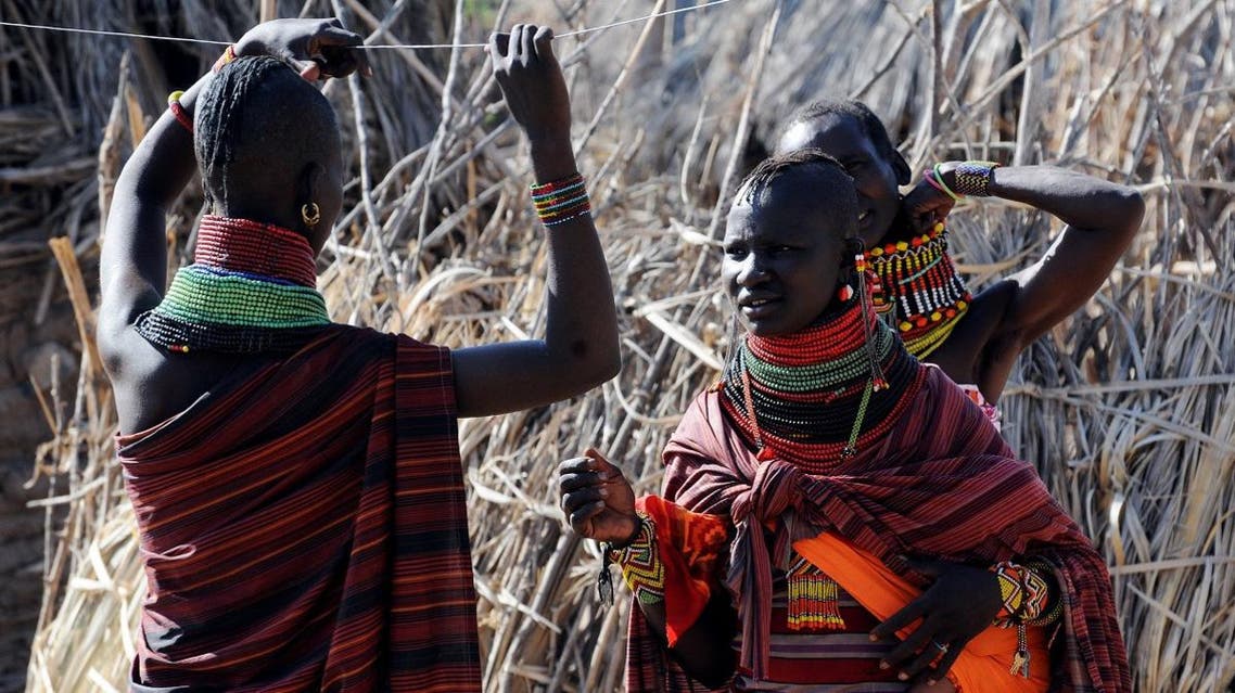 The nomadic Turkana tribes of northeastern Kenya have been especially vulnerable as they live in remote pastoral and farming communities. (AFP)