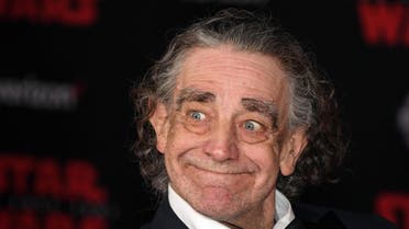 Actor Peter Mayhew attends the premiere of Disney Pictures and Lucasfilm's "Star Wars: The Last Jedi" at The Shrine Auditorium on December 9, 2017 in Los Angeles, California. (AFP)