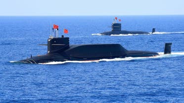 A nuclear-powered Type 094A Jin-class ballistic missile submarine of the Chinese People's Liberation Army (PLA) Navy is seen during a military display in the South China Sea April 12, 2018. (Reuters)