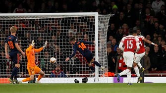Lacazette double helps Arsenal beat Valencia 3-1