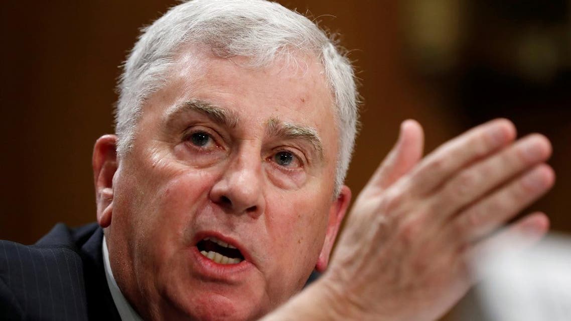 General John Abizaid testifies before the Senate Foreign Relations Committee during his confirmation hearing to be US ambassador to Saudi Arabia on Capitol Hill in Washington, on March 6, 2019. (Reuters)