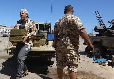 عناصر مسلحة في مصراتة موالية لحكومة الوفاق الليبية