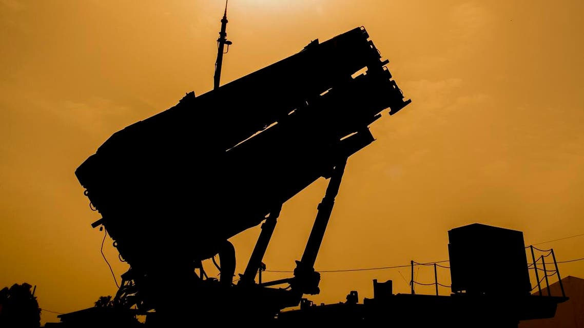 A US Patriot missile defence system is pictured during the Israeli-US military exercise "Juniper Cobra" at the Hatzor Airforce Base in Israel on March 8, 2018. Exercise Juniper Cobra is a five-day combined military exercise between Israel and the United States. (AFP)