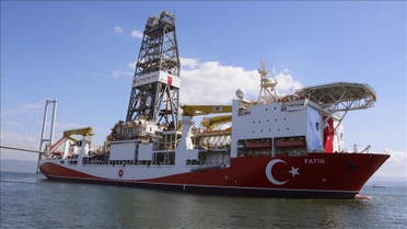 سفينة تنقيب تركية في المتوسط