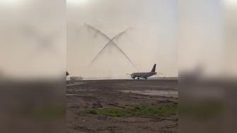 Najran Airport receives first passenger flight after a four-year closure