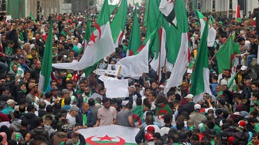 Algerian protesters take part in an anti-government demonstration in Algiers on May 3, 2019. (AFP)