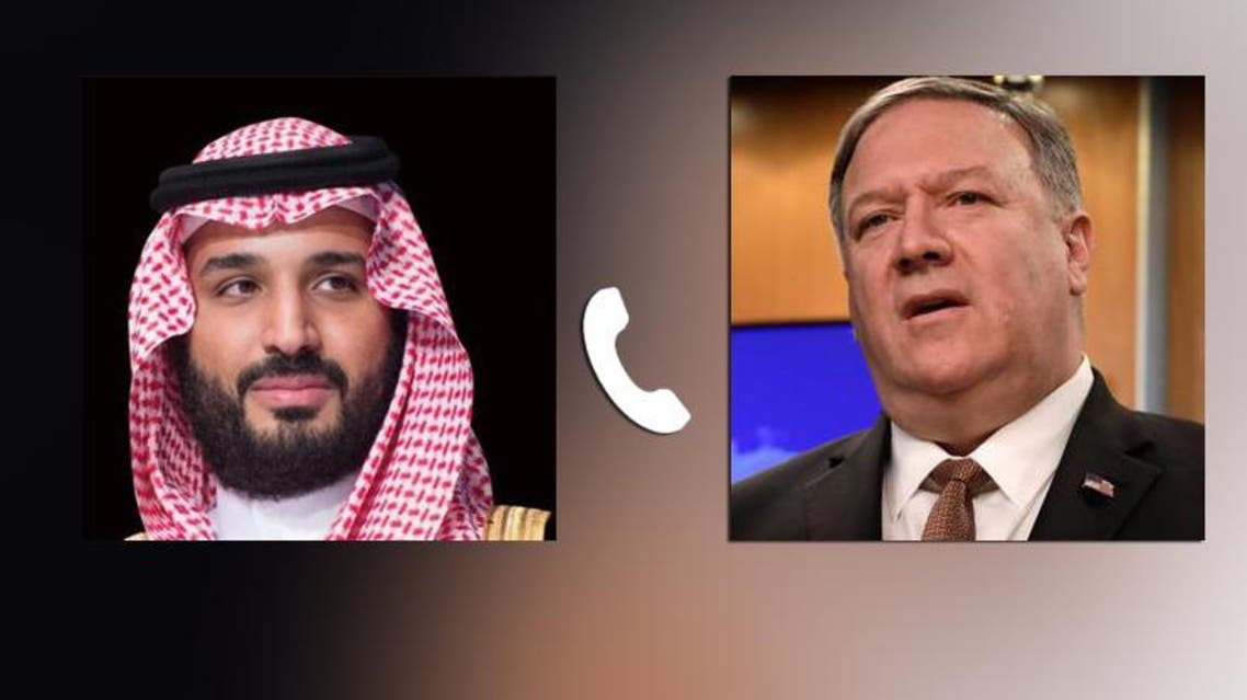 Mike Pompeo and KSA crown Prince