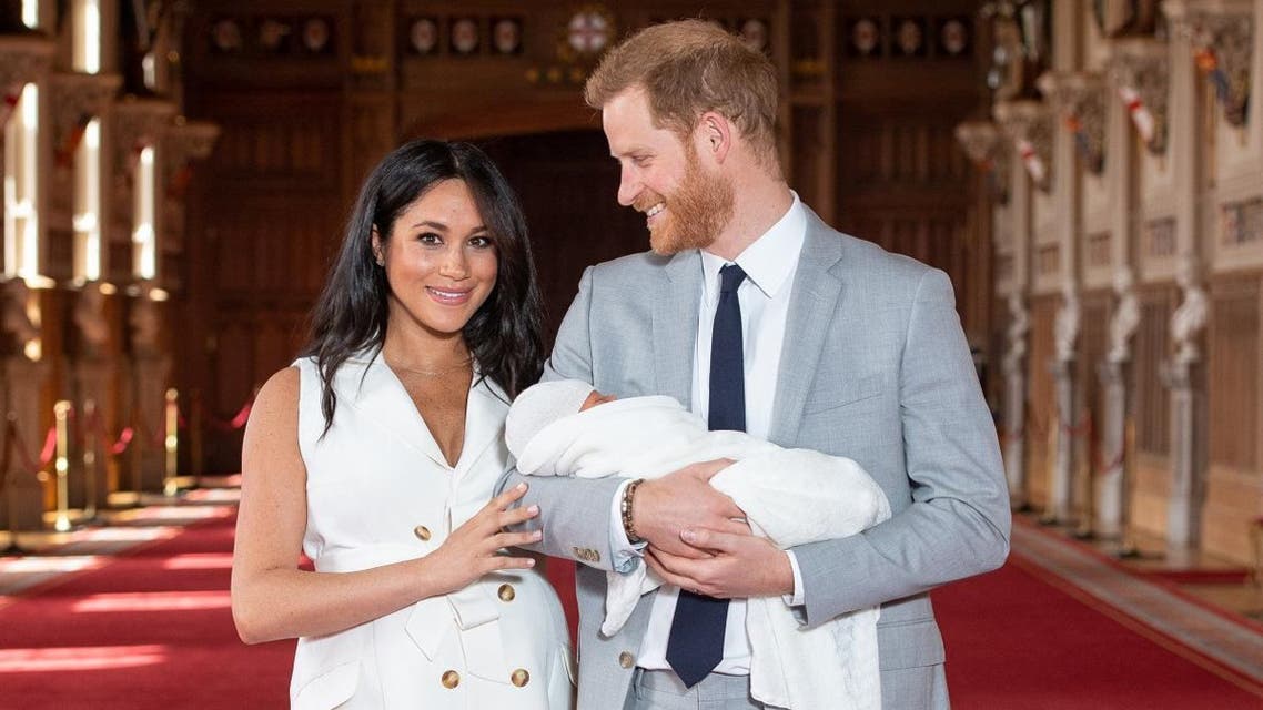Royal baby Meghan and prince Harry. (AFP)