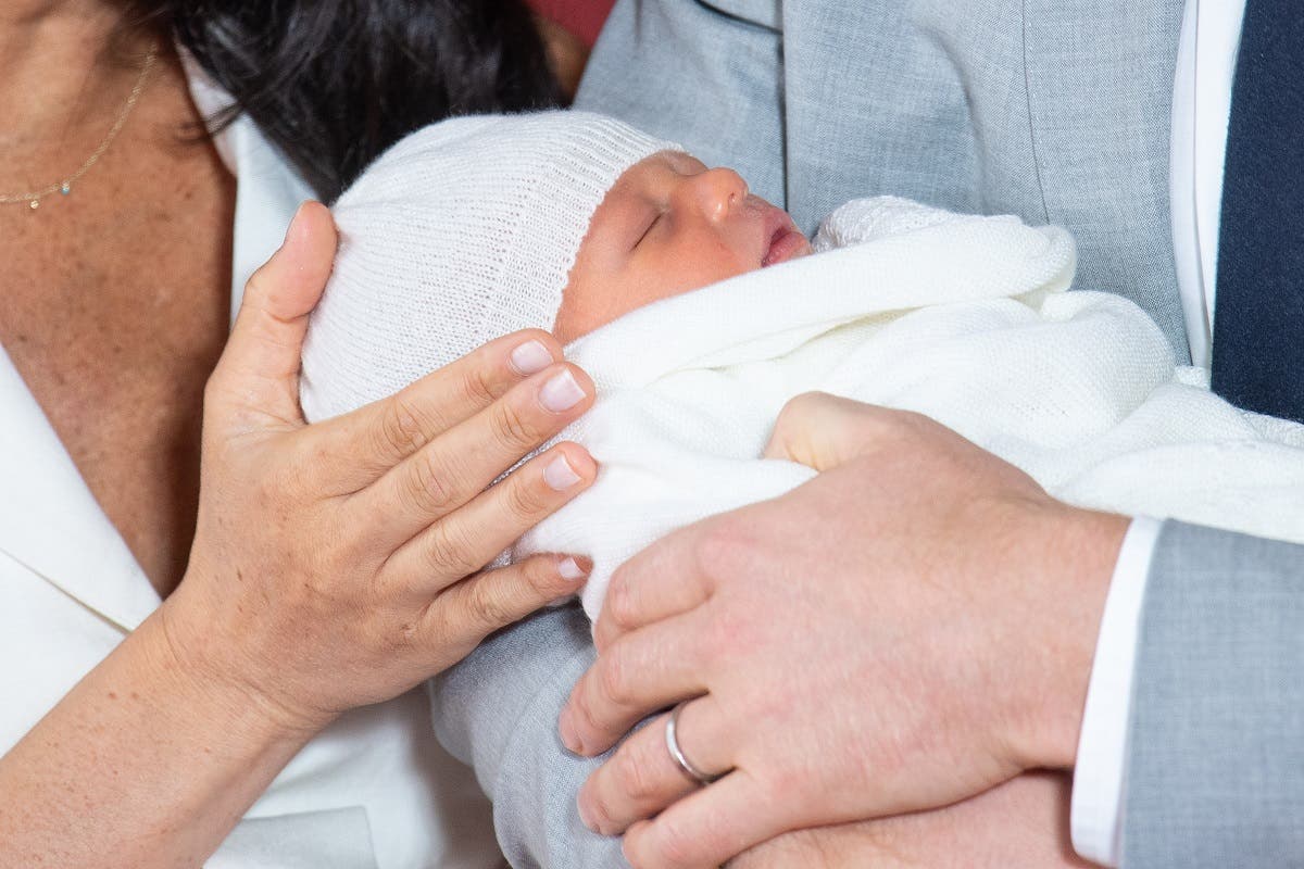 Royal baby Meghan and prince Harry. (AFP)