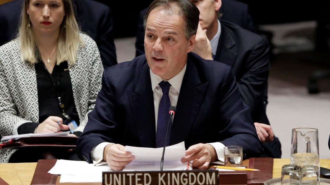 Mark Field speaks in the United Nations Security Council on Jan. 19, 2018. (AP)