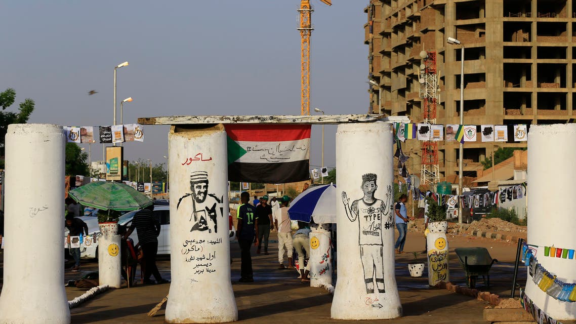 اعتصام القيادة العام في الخرطوم السودان (7 مايوم 2019- فرانس برس)